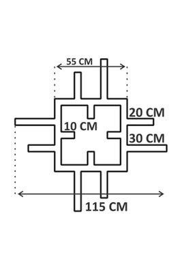 150W Griffe Linear Armatür