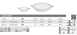 HOROZ - ALEXA-24- 016-048-0024 Led Armatür 24 Watt (1)