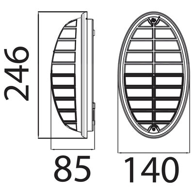 Aqua Aplik 400-000-111 e27 Beyaz Nemliyer Armatür Max. 26 Watt