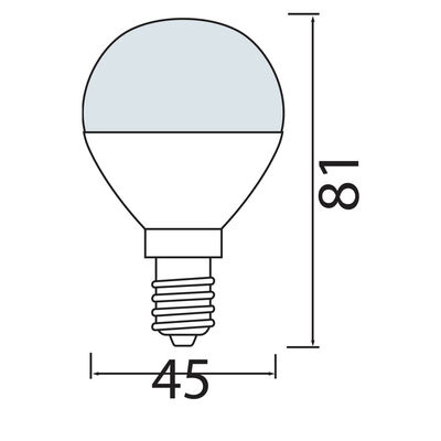 Elite-8 001-005-0008 E14 Serisi 8 Watt Led Ampül