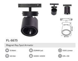 FORLİFE - FL-6675 Magnet Ray Spot Armatür (1)