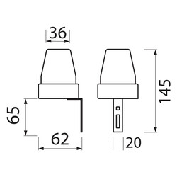 HOROZ - Flex-089-001-0002 Max 1200 Watt Sensör (1)