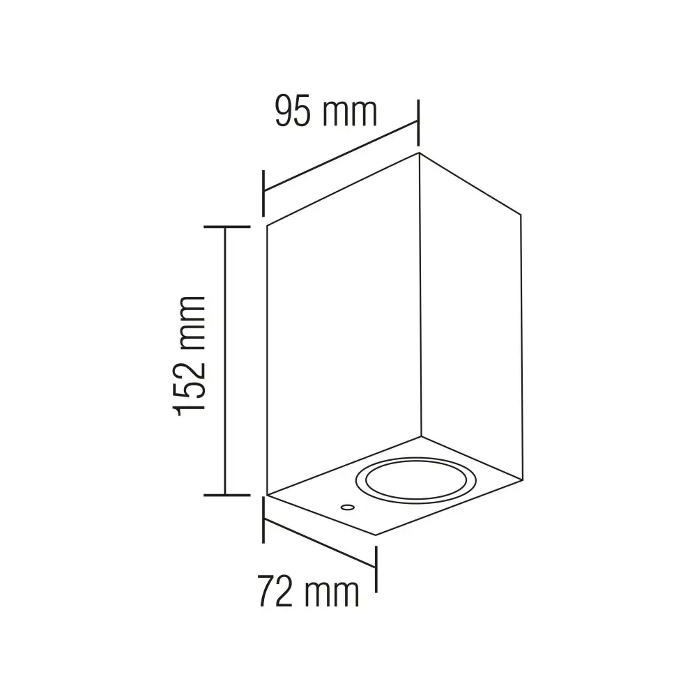 HOROZ - MAMBA-SQ-076-067-0001 Led Bahçe Aydınlatma Max 2x35 Watt (1)