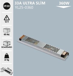 NOAS - YL25-0360 33A Ultra Slim 12V Trafo (1)