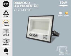 NOAS - YL70-0050 Diamond Led Projektör 50 Watt (1)