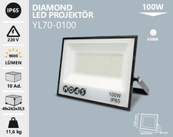 NOAS - YL70-0100 Diamond Led Projektör 100 Watt (1)