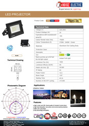 PARS-20-068-008-0020 LED PROJEKTÖR 20 WATT - Thumbnail