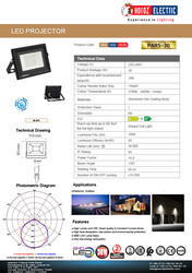 PARS-30 068-008-0030 LED PROJETÖR 30 WATT - Thumbnail