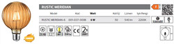 Rustic Meridian-6-001-037-0006 Led Filament Ampül 6 Watt - Thumbnail