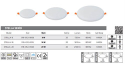 HOROZ - STELLA-16- 016-052-0016 Led Armatür 16 Watt (1)