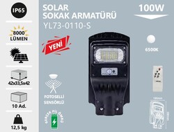 NOAS - YL73-0110-S Solar Led Sokak Armatürü 100 Watt (1)